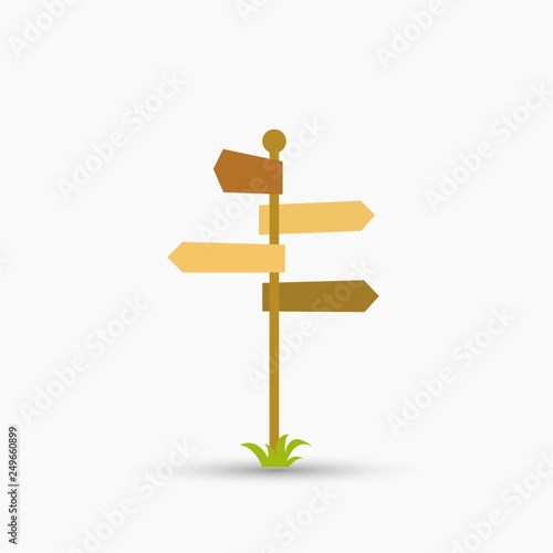 Road sign vector