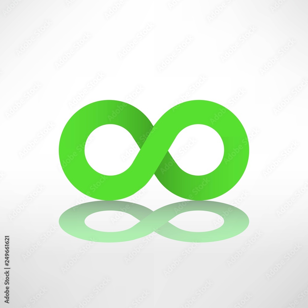 Infinity Icon Vector. Infinity Icon Vector.