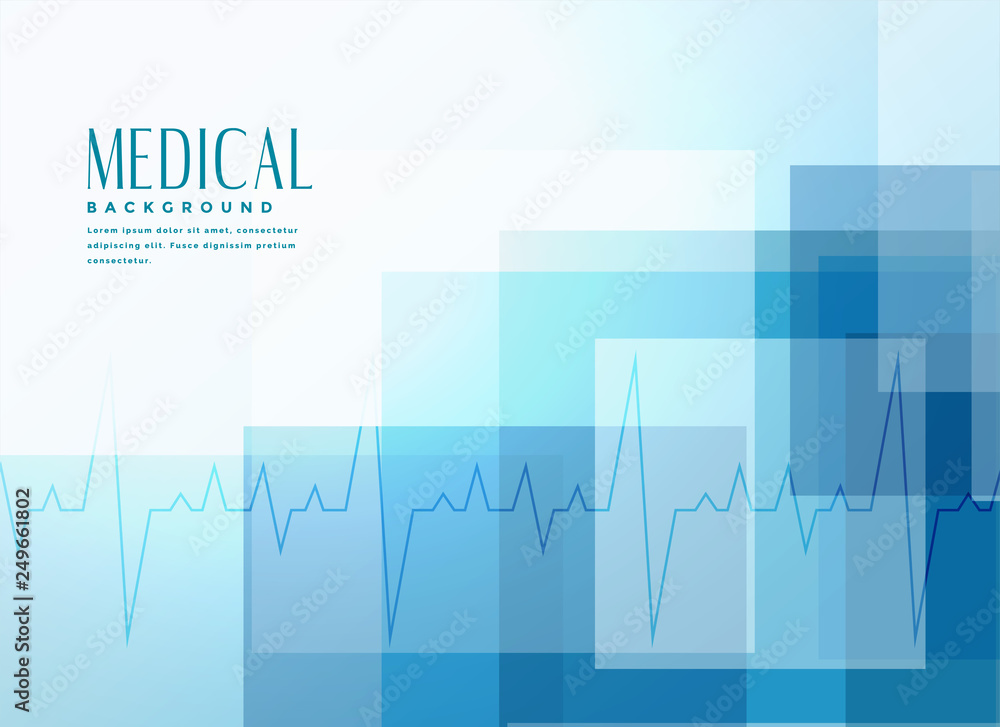 blue healthcare medical banner background