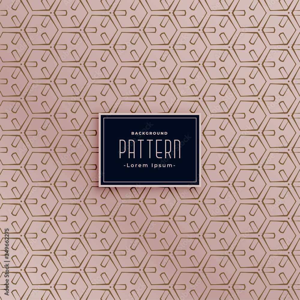 Fototapeta premium modern hexagonal abstract pattern background