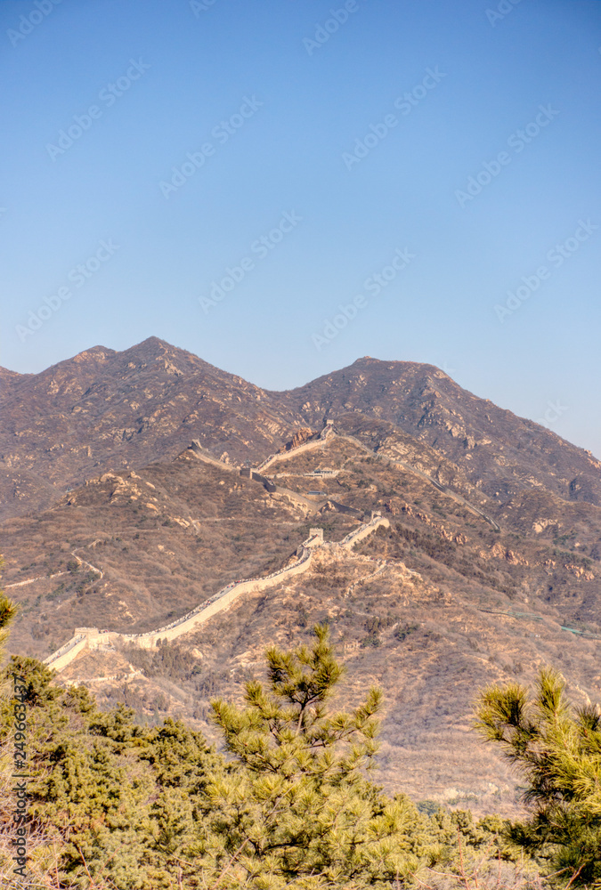 Great wall of China at Badaling