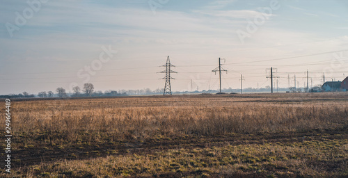 Power supply through the field