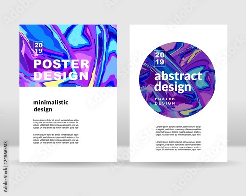The abstract holographic background. It can be used for print and web