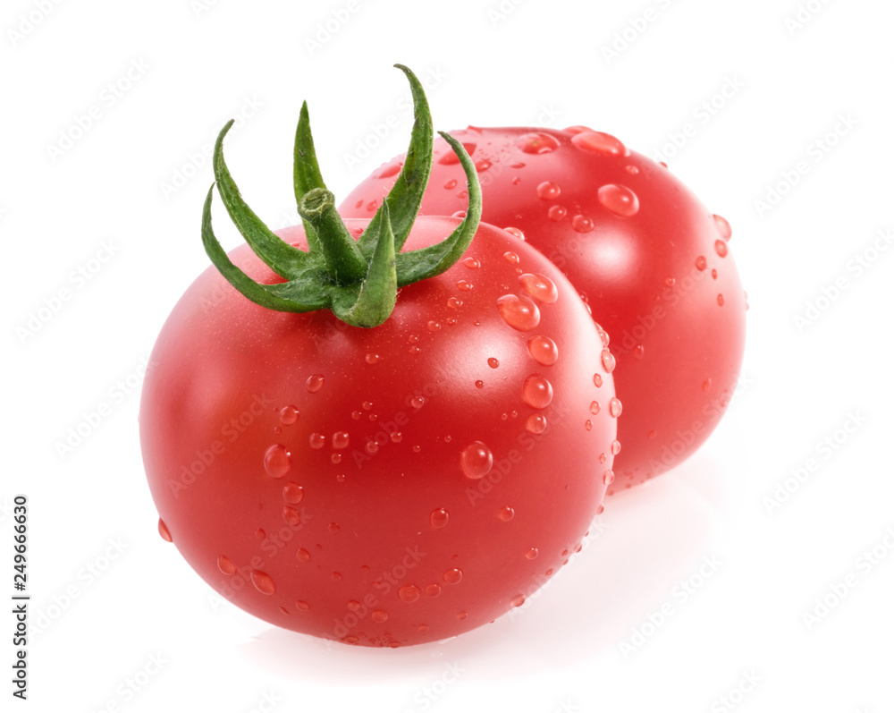 Cherry Tomatos isolated on white background Cherry Tomatos isolated on white background