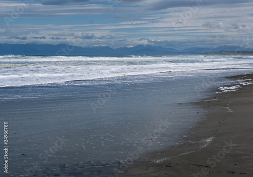 Beach at Orepuki New Zealand photo