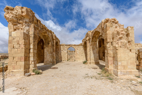 Ruins of church in crusaders castle Montreal (Shoubak or Shobak or Shawbak)