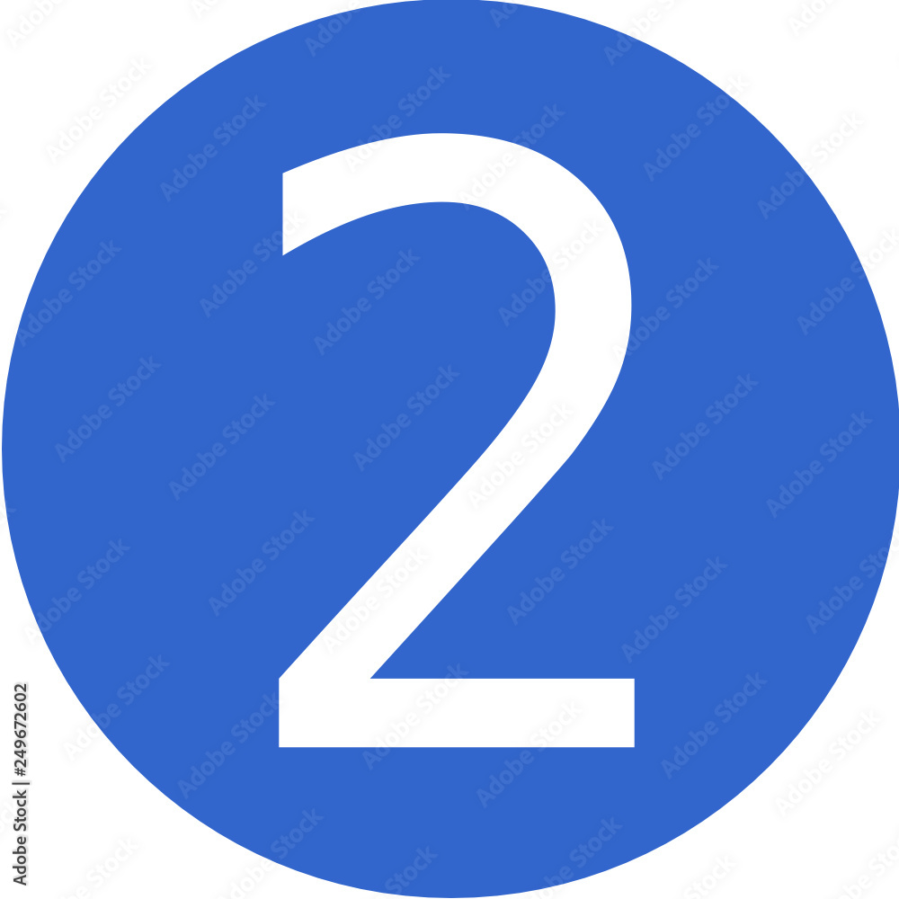 Number Two Icon