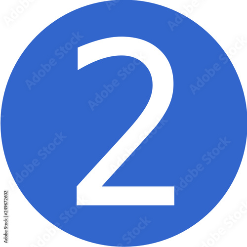 Number Two Icon