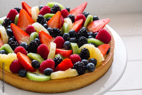 fruit tart - crostata di frutta photo