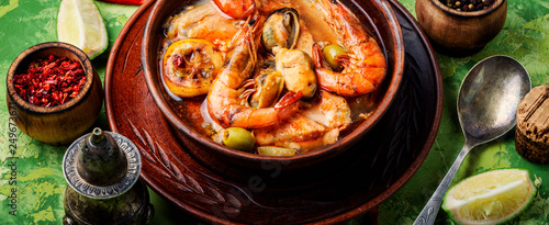 Wallpaper Mural Fresh seafood soup Torontodigital.ca