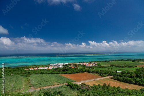 南の島ののどかな海の風景