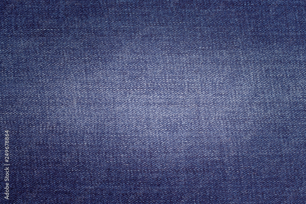 Texture of blue denim fabric. Fabric for sewing jeans_ Texture of blue denim fabric. Fabric for sewing jeans_