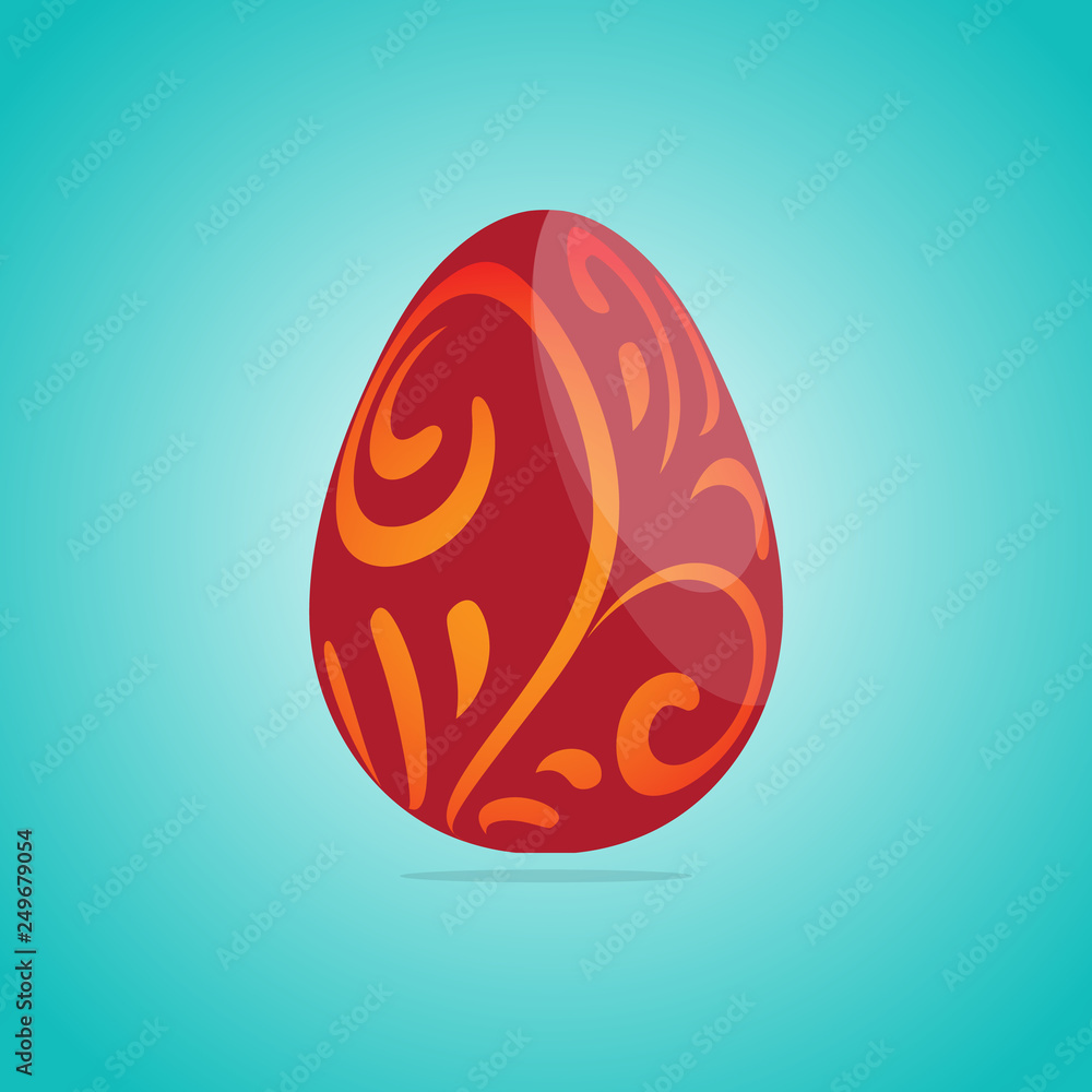 Easter Egg. Vector Illustration. Easter Egg. Vector Illustration.