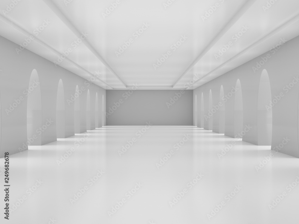 Abstract modern architecture background. 3D rendering Abstract modern architecture background. 3D rendering