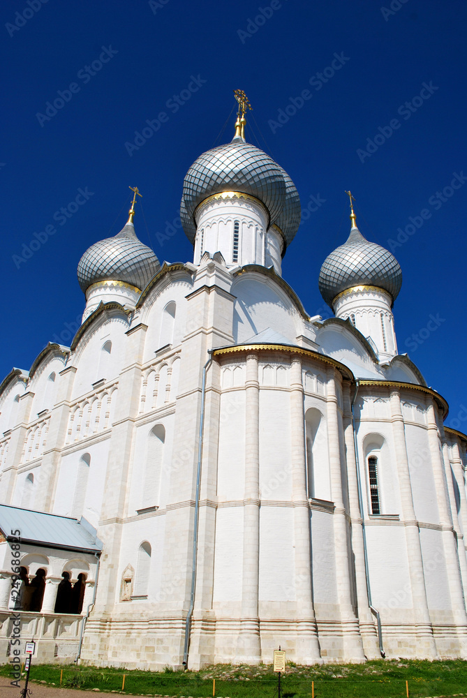 The Cathedral of the Dormition in the Rostov Kremlin The Cathedral of the Dormition in the Rostov Kremlin