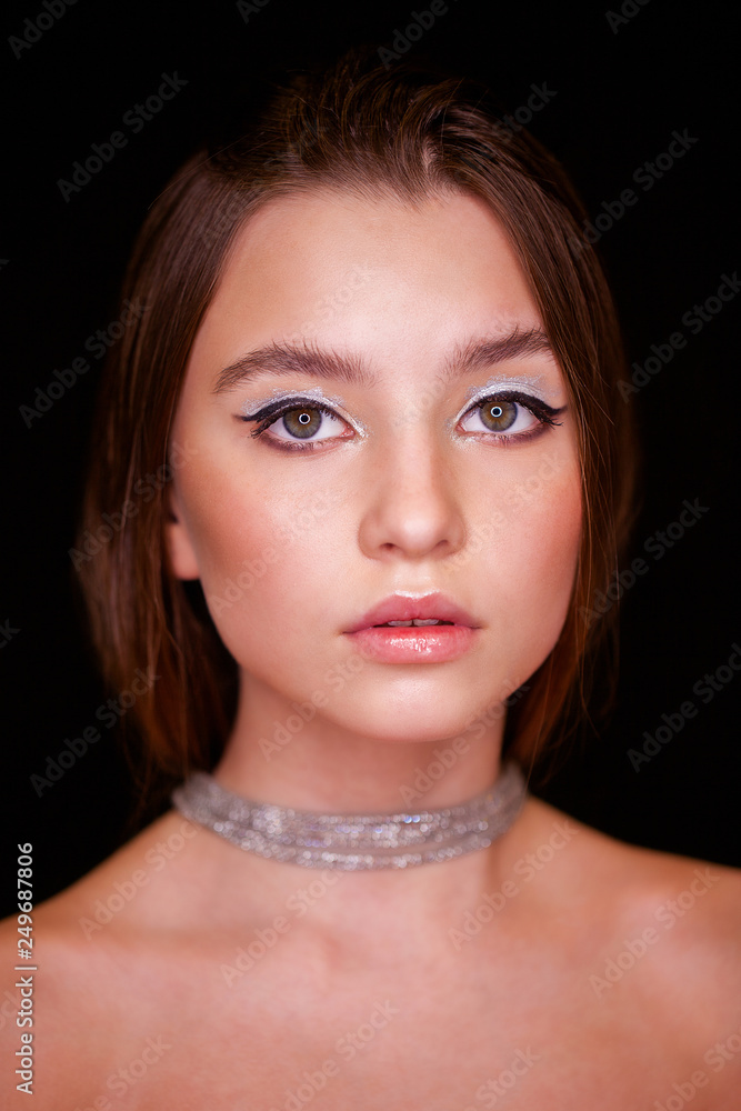 Close up Make up fashion model