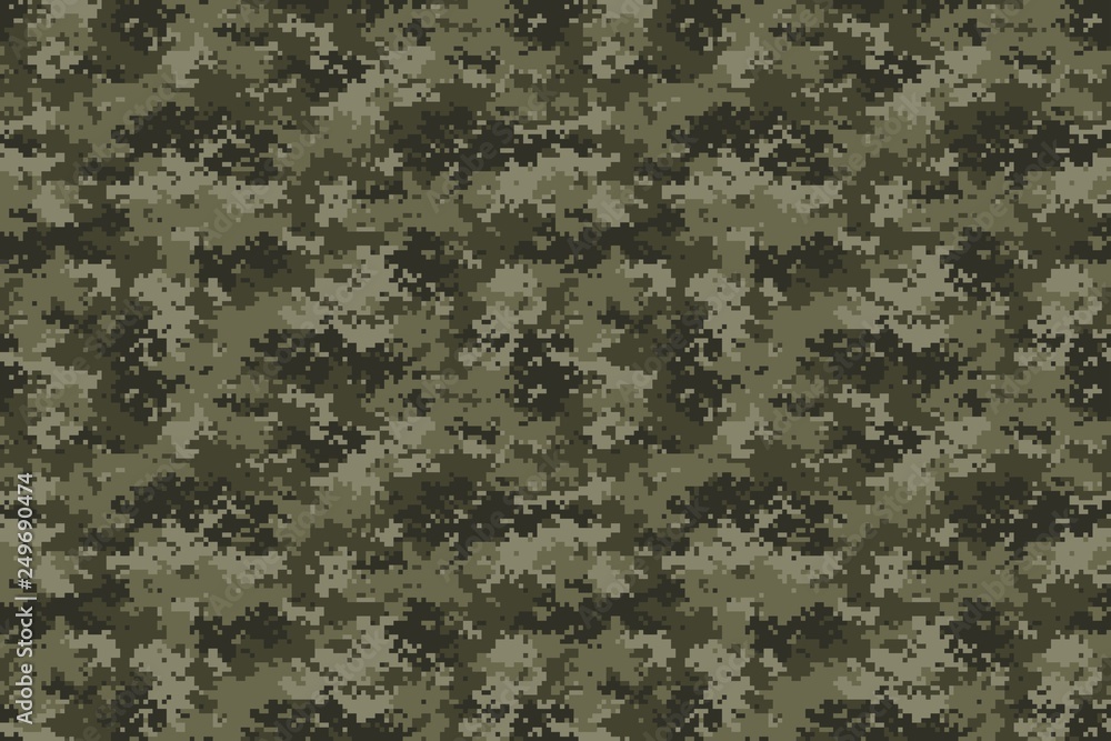 Fototapeta premium Universal Camouflage Pattern Vector Image