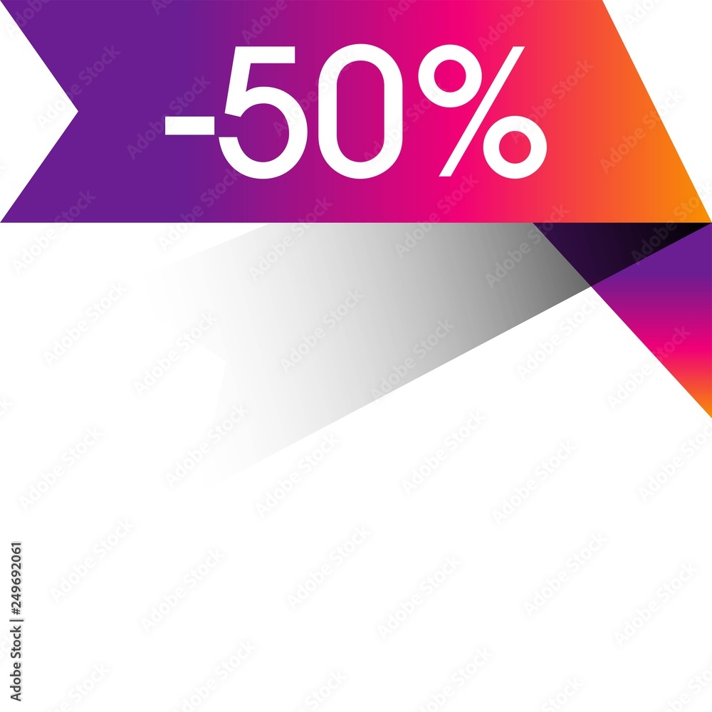 Corner Ribbon Banner Vector, Illustration Corner Ribbon Banner Vector, Illustration