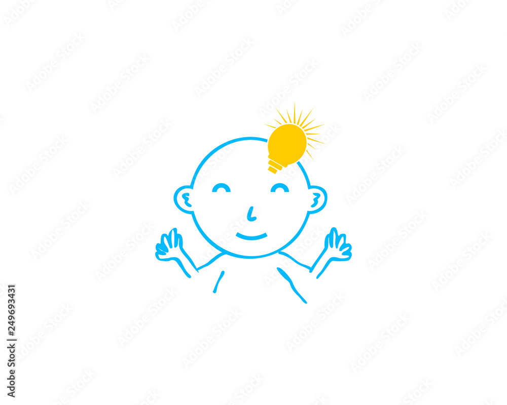 Baby logo template Baby logo template