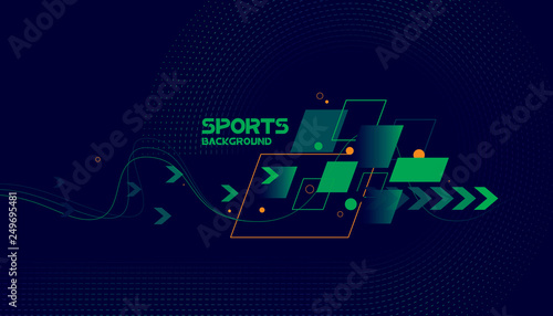 Abstract futuristic background. Vector sport concept