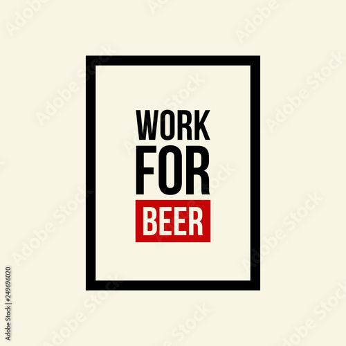 Modern craft beer drink vector logo sign for bar, pub, store, brewhouse or brewery isolated on light background. Premium quality border logotype illustration. Brewing fest fashion t-shirt badge design
