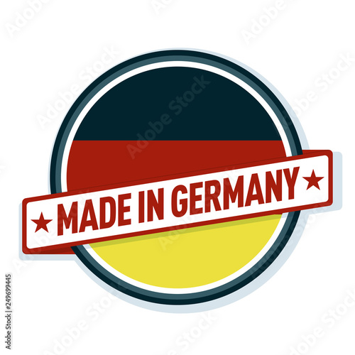 Made in Germany label illustration photo