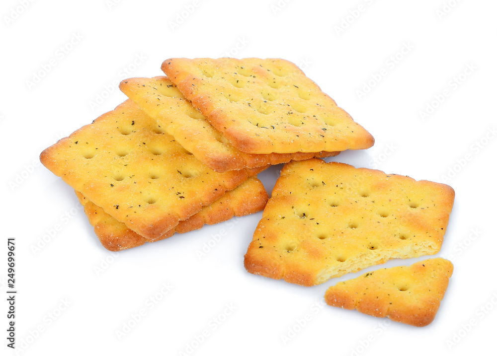 seaweed biscuits isolated on white background seaweed biscuits isolated on white background