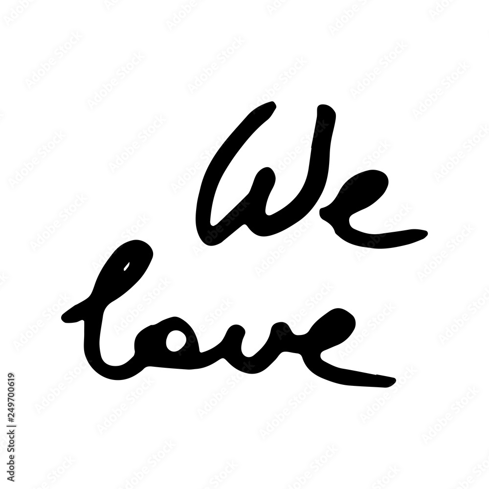 Vector hand draw lettering. Ink draw illustration for postcard, greeting card and banner. Grunge lettering logo Vector hand draw lettering. Ink draw illustration for postcard, greeting card and banner. Grunge lettering logo