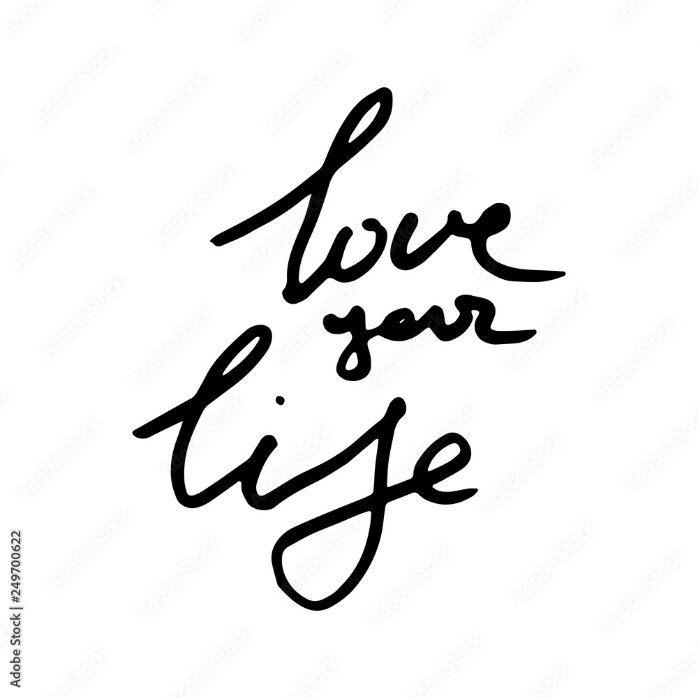 Vector hand draw lettering. Ink draw illustration for postcard, greeting card and banner. Grunge lettering logo Vector hand draw lettering. Ink draw illustration for postcard, greeting card and banner. Grunge lettering logo