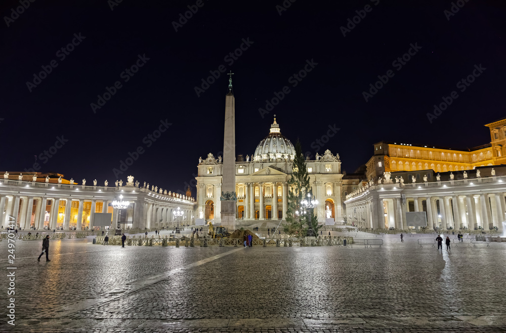St. Peter square in Vatican