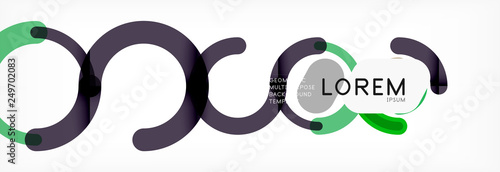 Circular lines design background