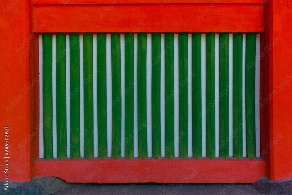 Japanese Traditional Green Wall Japanese Traditional Green Wall