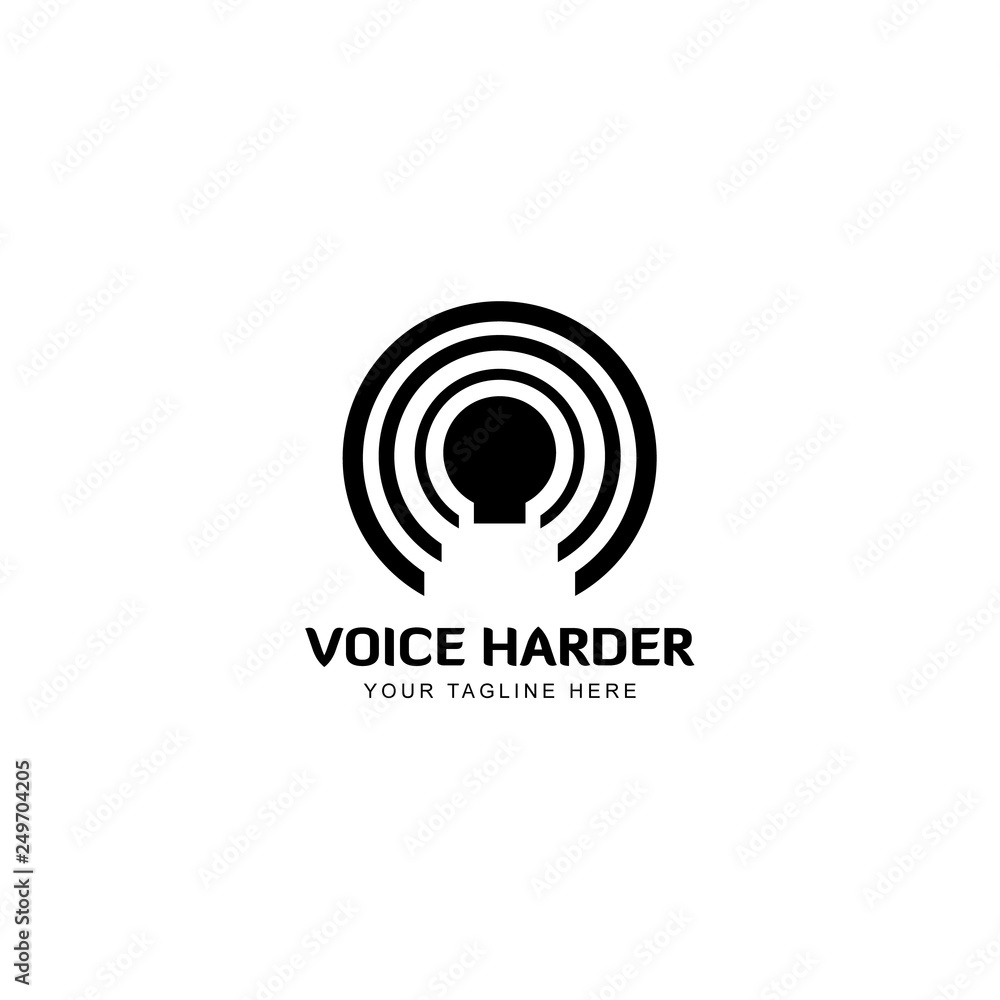 Voice Harder Logo Inspiration Voice Harder Logo Inspiration
