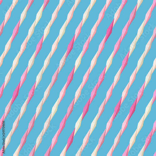 Multicolor stripes. Geometric diagonal background. Seamless pattern. Minimal style.