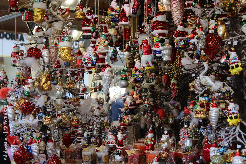 Christmas is all around, craft gifts in Christmas Market