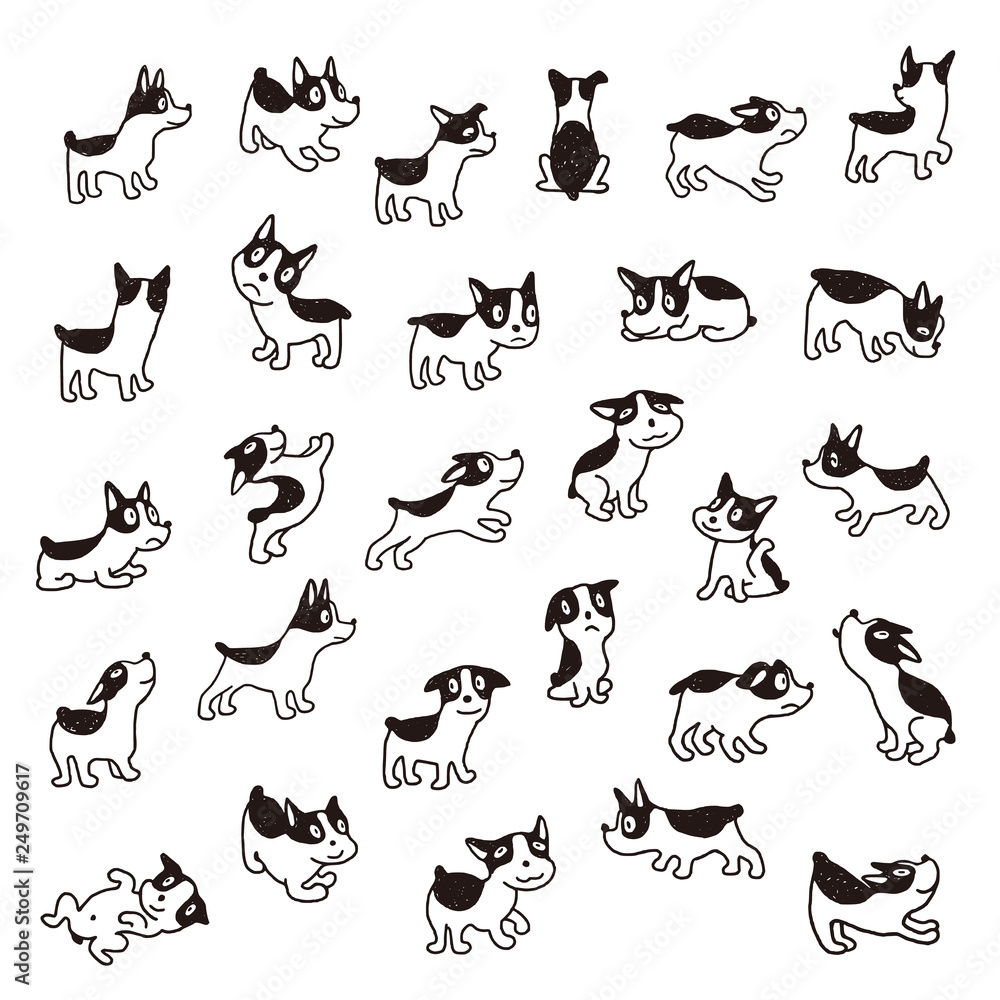 Obraz premium Illustration material of the dog