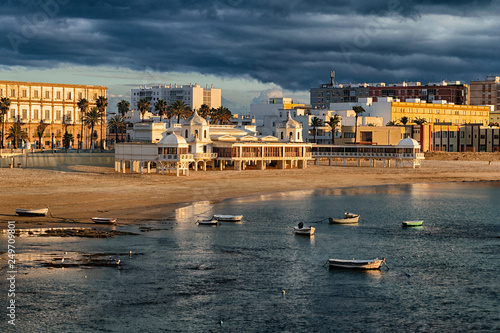 Playa de la caleta Cádiz (España) photo
