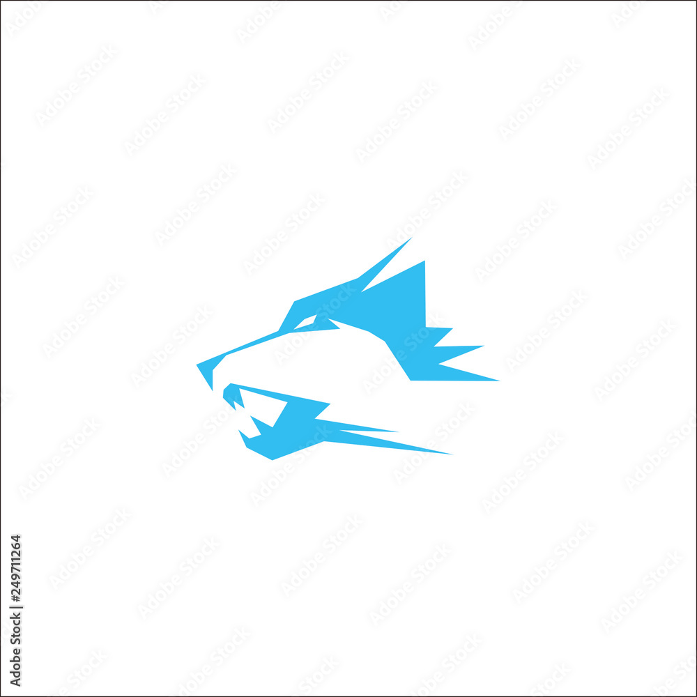 Wolf Simple Logo Design