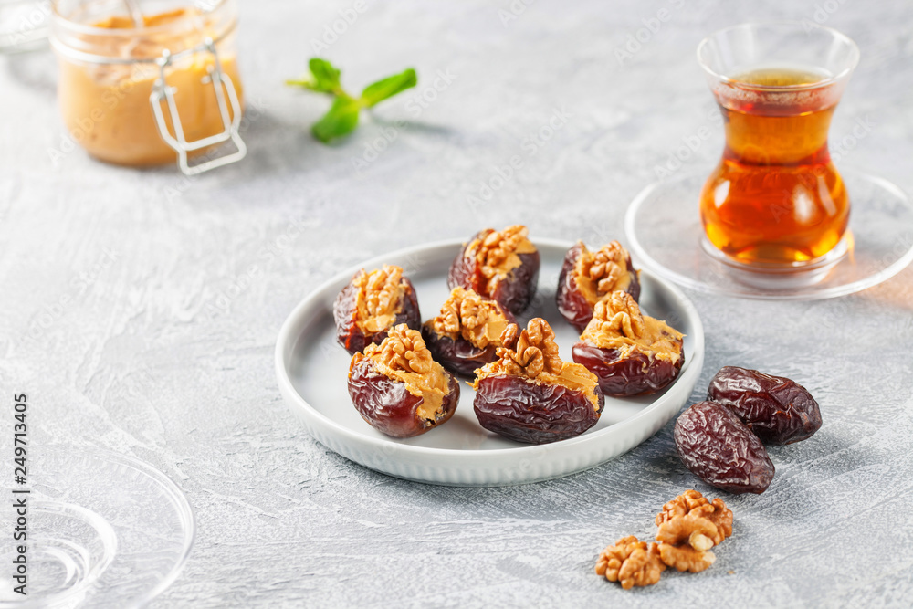 Fototapeta premium Stuffed Dates Medjool