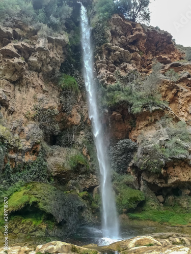 View of the waterfall of the Salto de la Novia