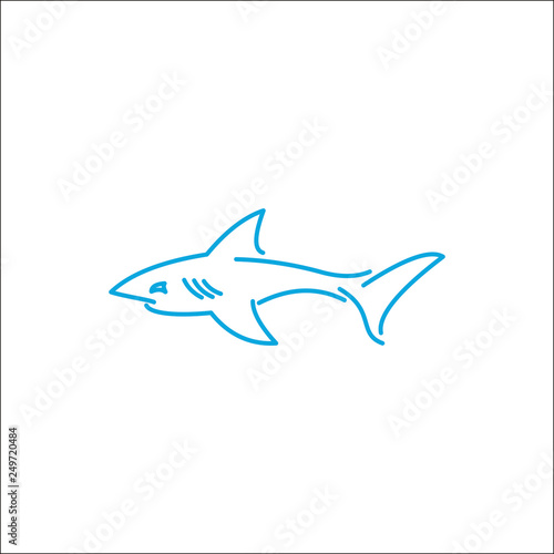 Shark Logo Design © Rahmat