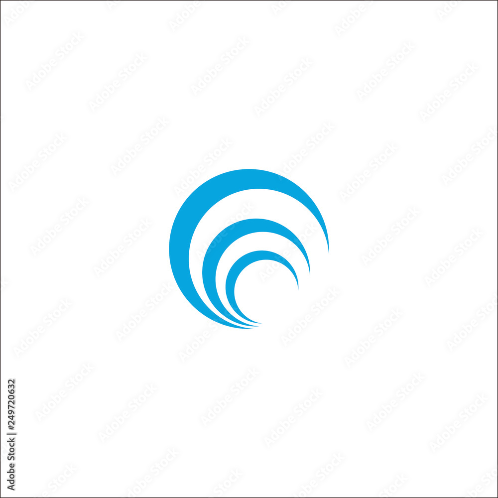 Simple Water Logo Design Simple Water Logo Design