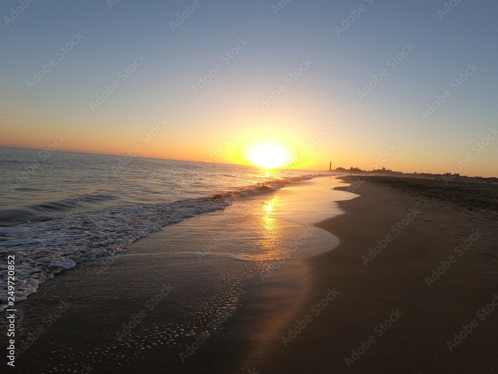 Naklejka premium ORILLA PLAYA MASPALOMAS 