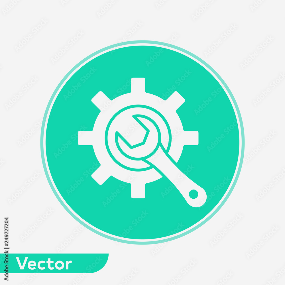Configuration vector icon sign symbol Configuration vector icon sign symbol