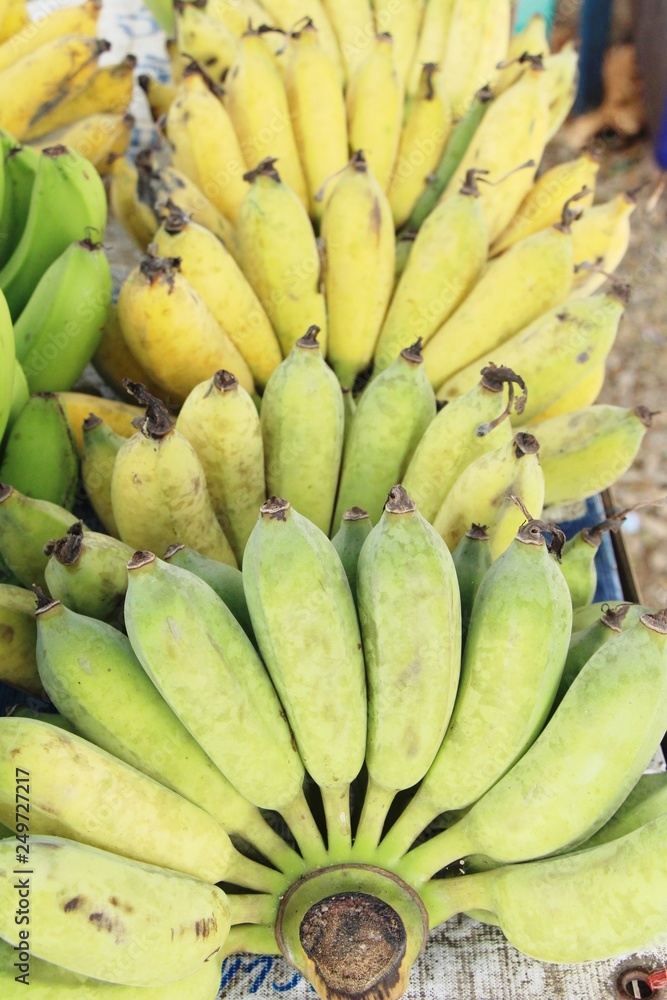 Fresh banana is delicious in the market Fresh banana is delicious in the market