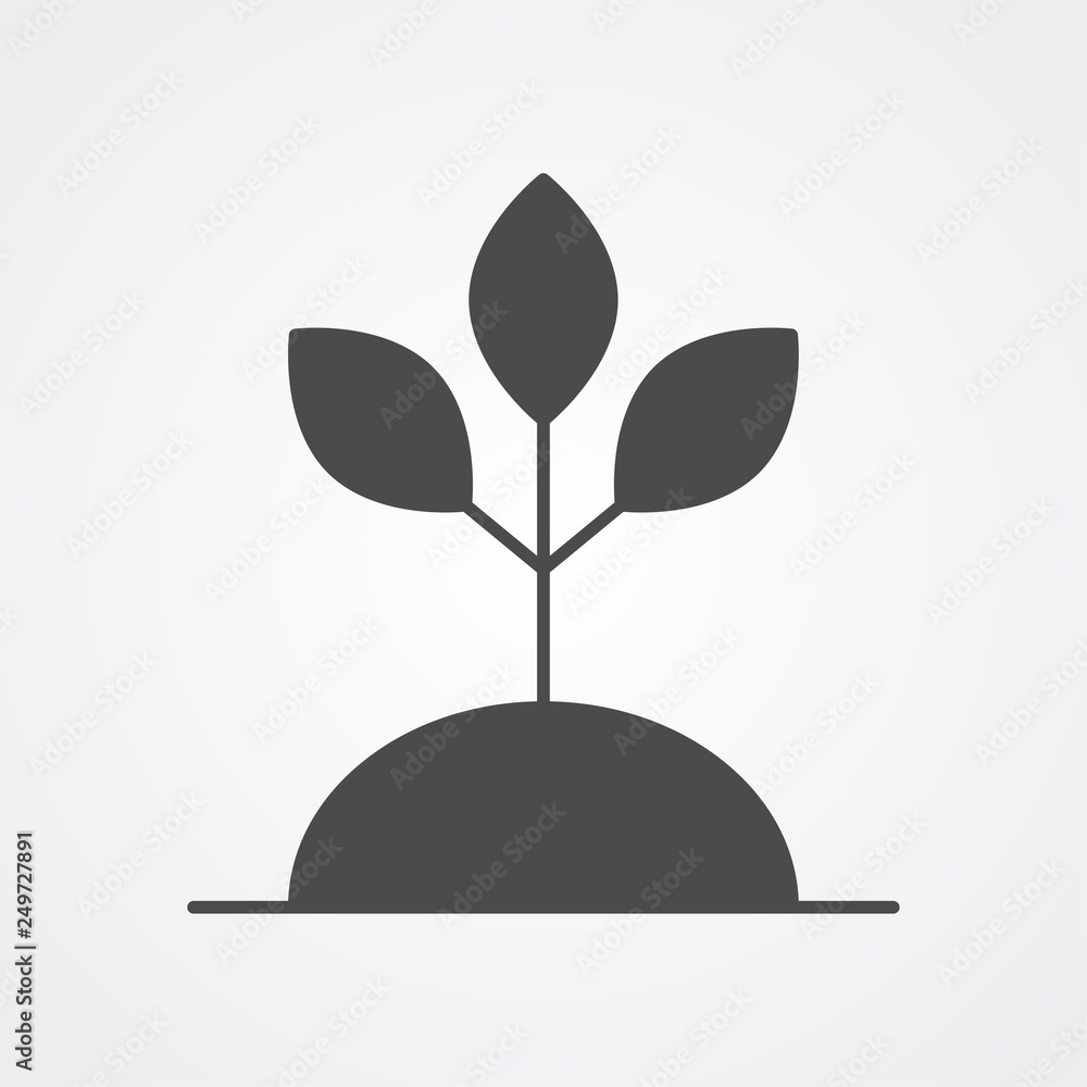 Plant vector icon sign symbol Plant vector icon sign symbol