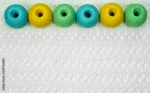 colorful spools of thread