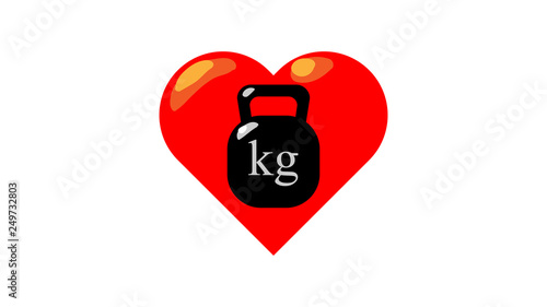 Heavy weight of sin in heart. Burden of guilt which causes suffering and pain. Simbol of guilt