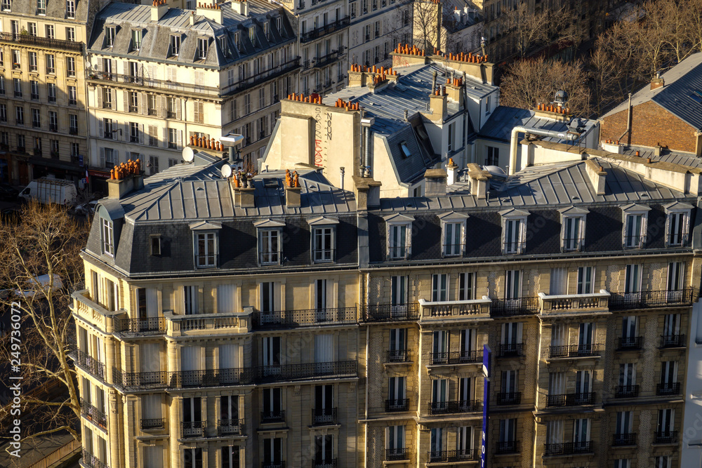 Fototapeta premium façades parisiennes