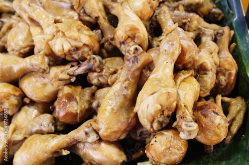 Chicken stewed is delicious at street food